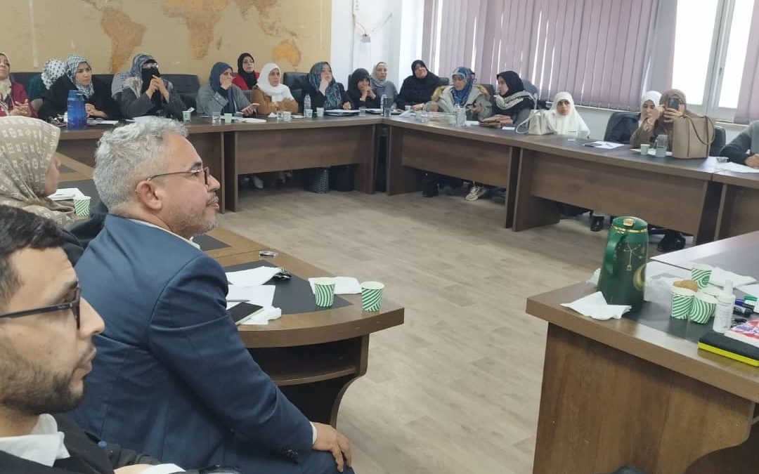 ورشة عمل بعنوان “توصيف البرامج الأكاديمية والمقررات الدراسية”