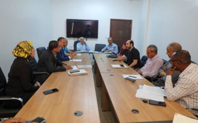 لجنة تقييم المراكز البحثية والخدمية بجامعة بنغازي تعقد اجتماعها الأول لمتابعة جاهزية المراكز وتطوير أدائها