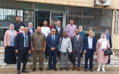 زيارة المركز الليبي المتقدم للتحاليل الكيميائية إلى جامعة بنغازي
